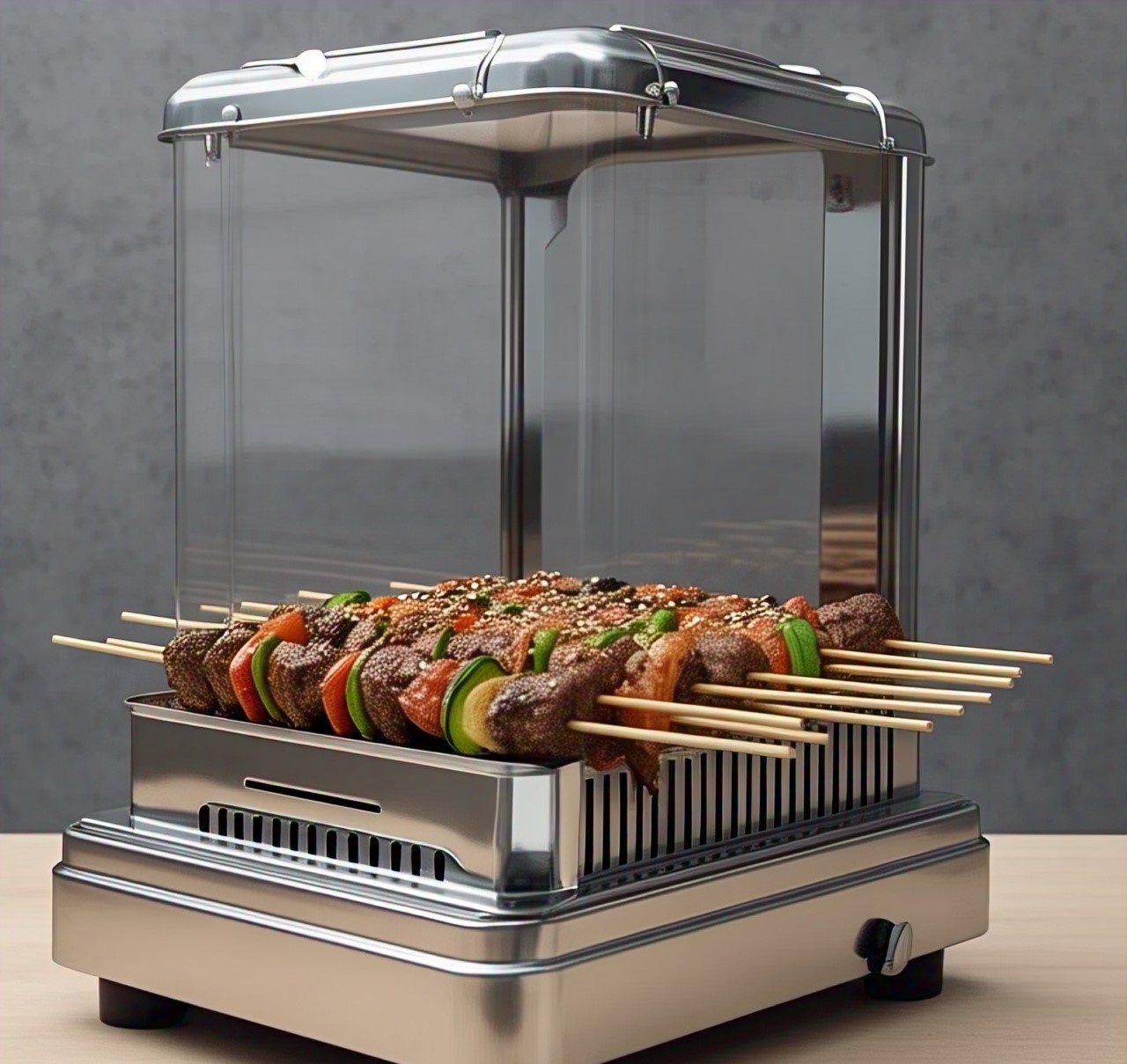 Meat Skewers Kebab Machine