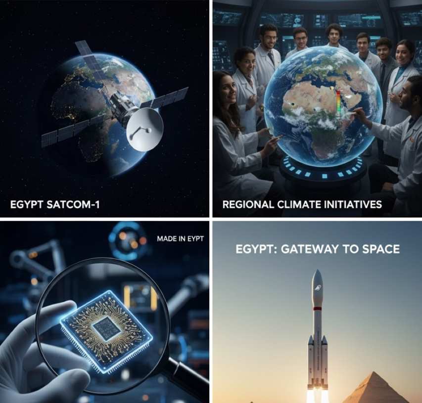 مصر تطلق القمر الصناعي SPNEX بنجاح