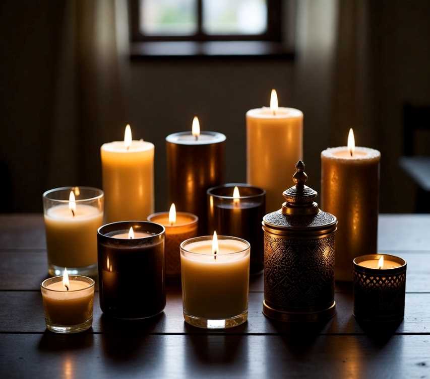 الشموع المعطرة: العطر، الأجواء، والرفاهية