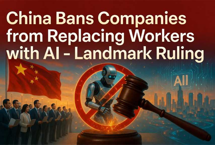 China Bans Companies from Replacing Workers with AI