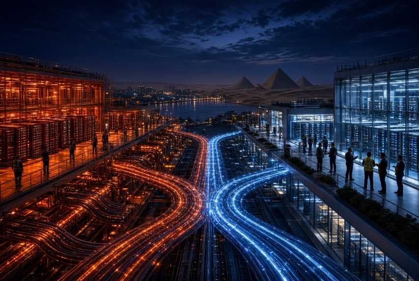 China AI Investment in Egypt vs. U.S. Technology Partnerships