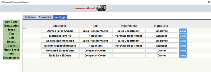 Accounts
