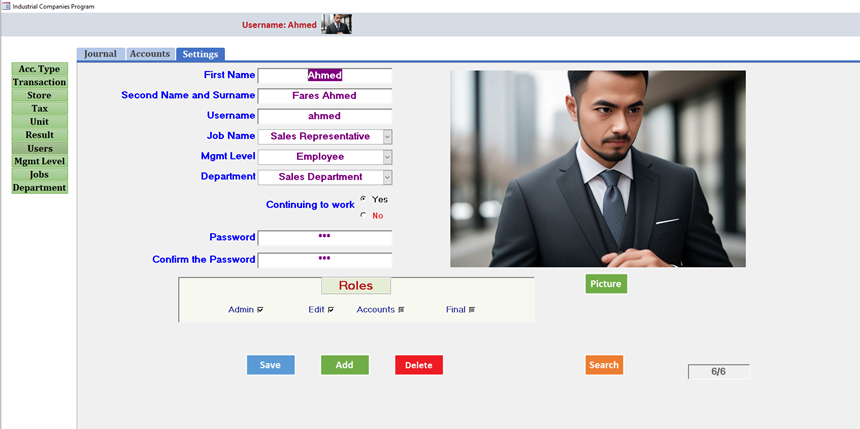 Accounts
