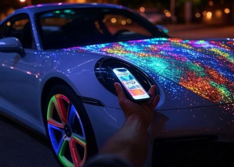 Digital Car LED Sticker