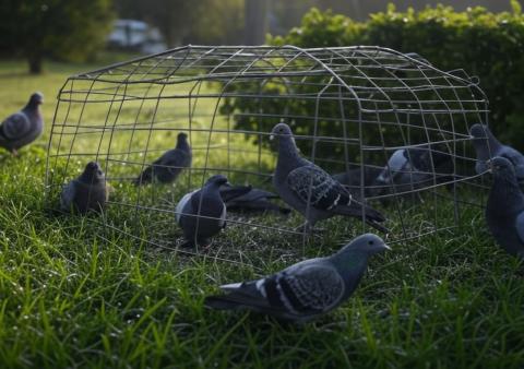 Pigeon Trap Door
