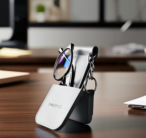 Keychain Case Glasses