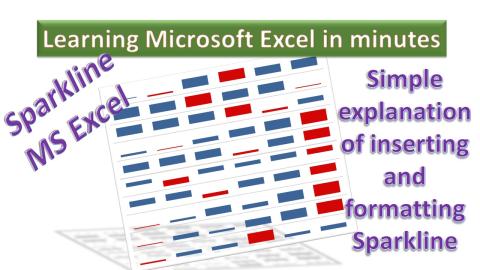 Sparklines in MS Excel