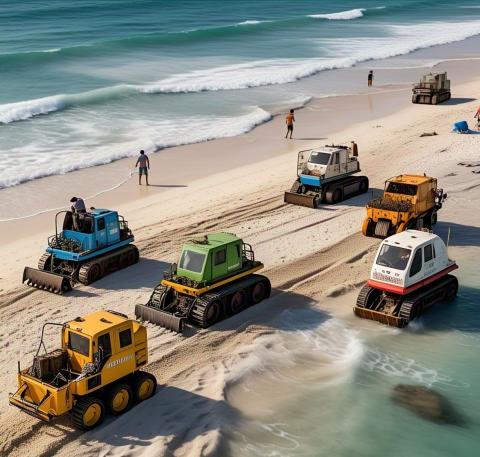 Beach Cleaning Machine