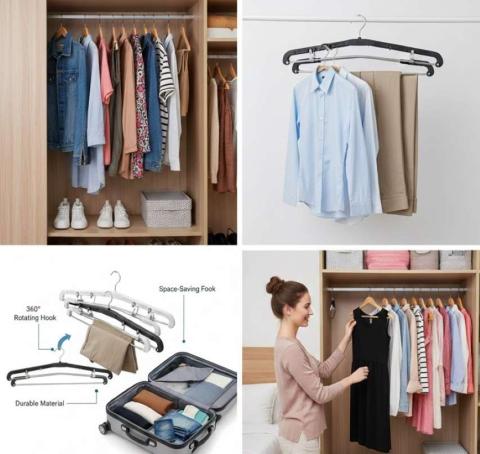 Clothes Foldable Multi Hanger