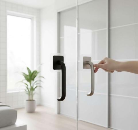 Adhesive Handle for Glass