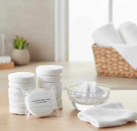 Compressed Bath Towel