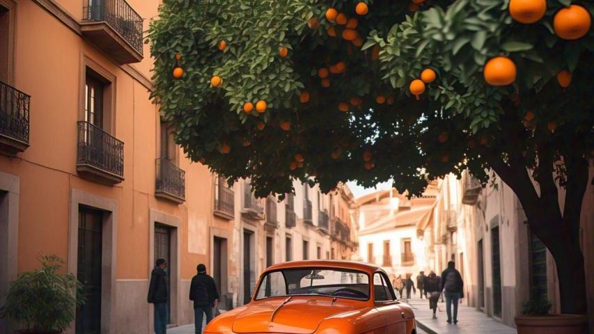 Collecting Oranges in Spain