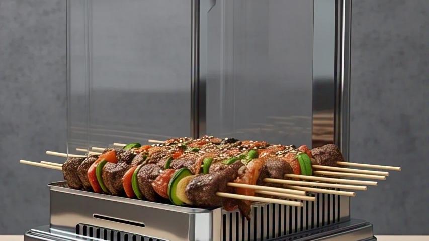 Meat Skewers Kebab Machine
