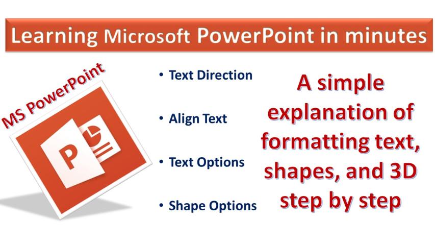  Text and Shape in MS PowerPoint 