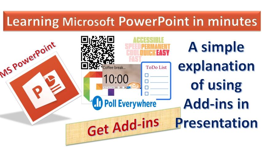 MS PowerPoint Add-ins