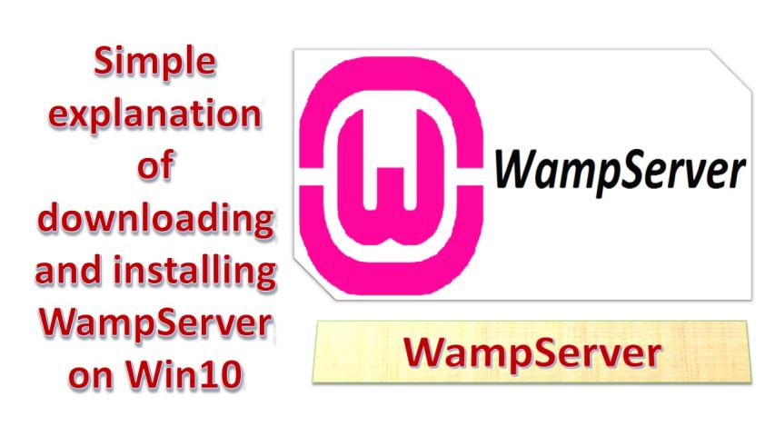 Download and Install WampServer on Windows