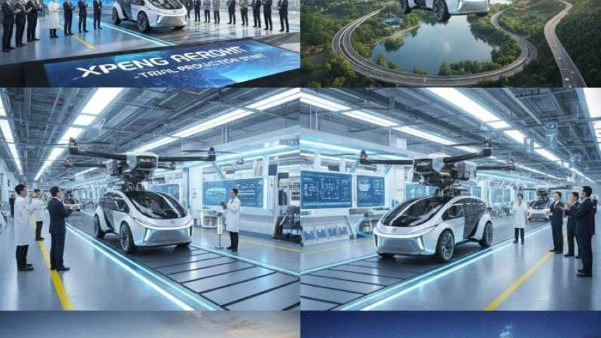 World's First Flying Cars in Guangzhou