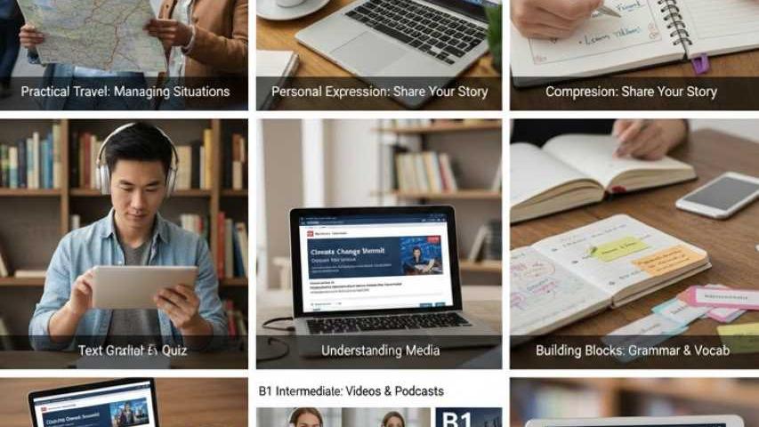 Free CEFR B1 Intermediate English Learning