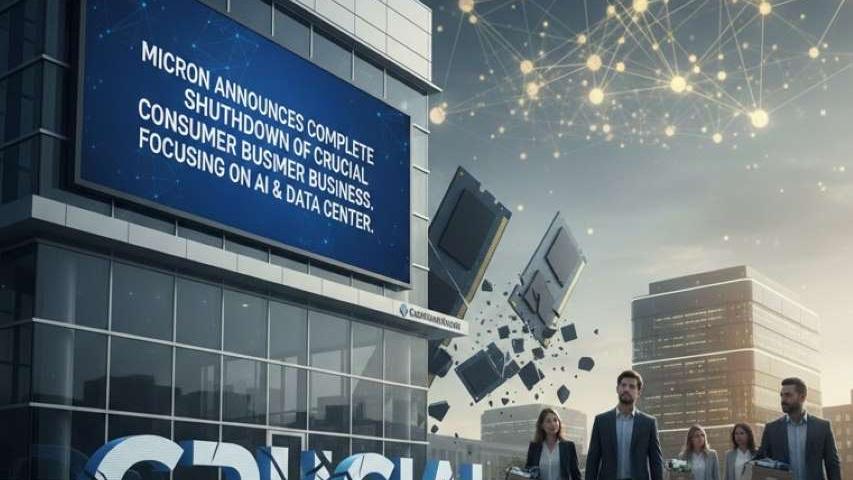 Micron Shuts Down Crucial Consumer RAM and SSD