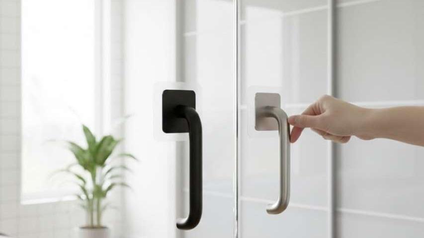 Adhesive Handle for Glass