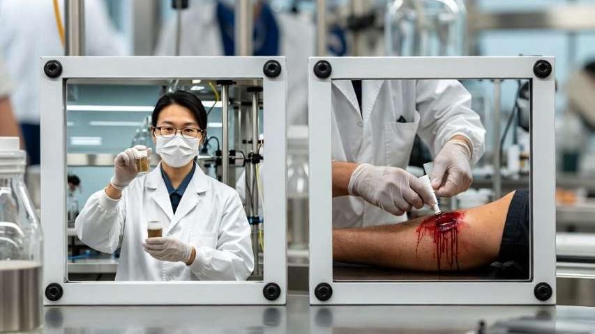 بودرة رش ثورية من كوريا توقف النزيف الحاد في ثانية واحدة فقط