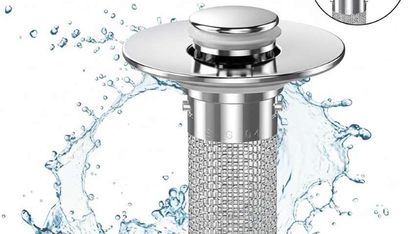 Pop-Up Sink Strainer