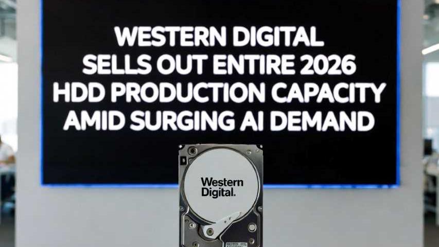Western Digital Sells Out Entire 2026 Hard Disk Drive Production
