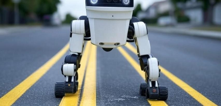 Small Road-Painting Robot