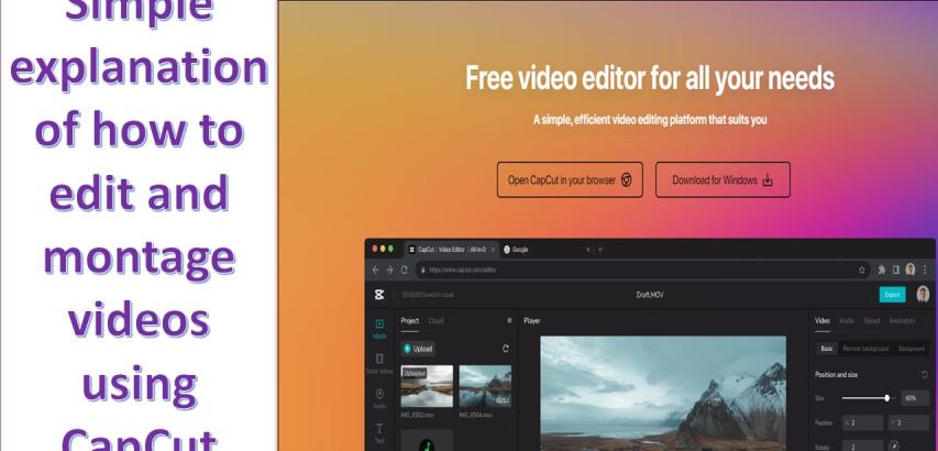 Edit and Montage Videos Using CapCut