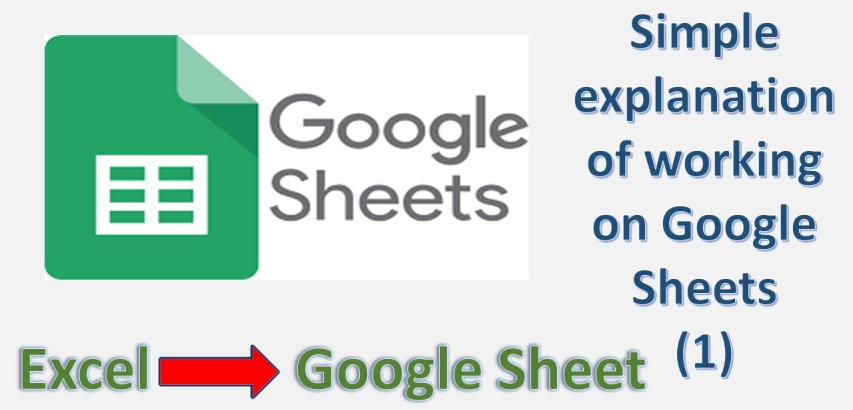Google Sheets Part 1