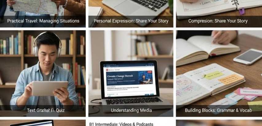 Free CEFR B1 Intermediate English Learning