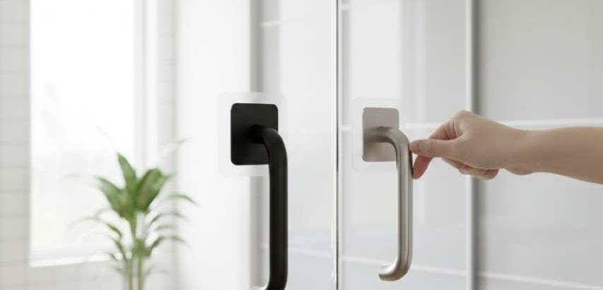 Adhesive Handle for Glass