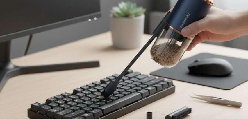 Multi-Attachment Keyboard Cleaner