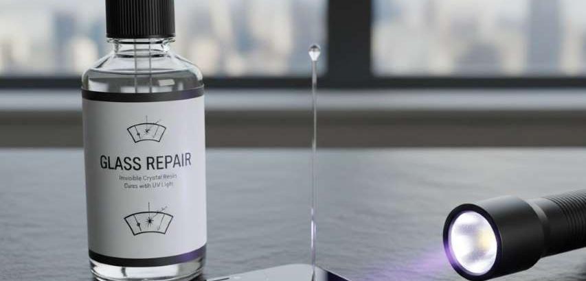 Glass repair liquid