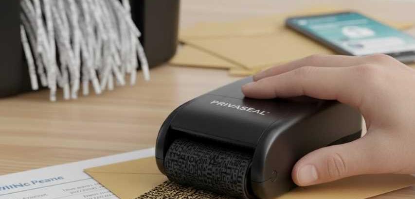 Identity Theft Protection Roller Stamp