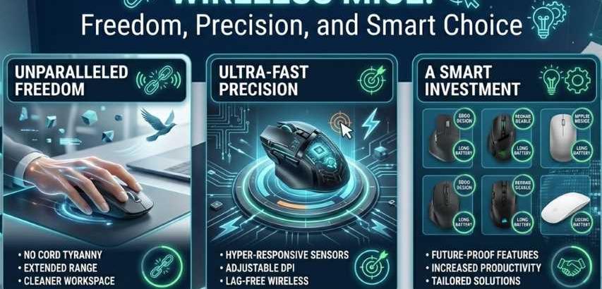 Wireless Mice: Freedom, Precision, and Smart Choice