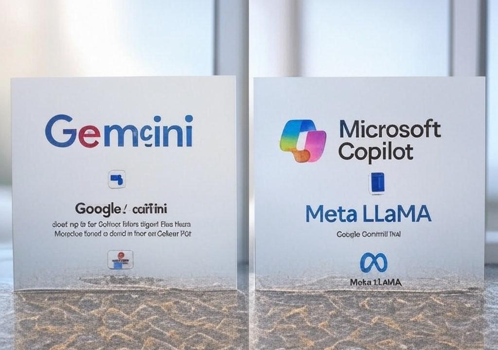 Google Gemini, Microsoft Copilot, and Meta LLaMA